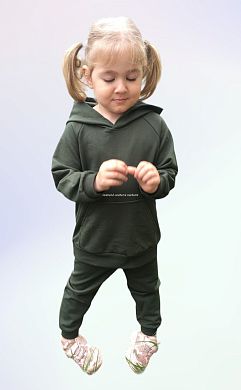 "МоёДитё" костюм худи с капюшоном + штаны хаки КС188 ? Майкопе